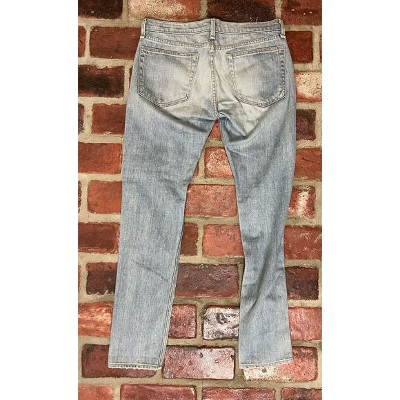 rag & bone The Dre Jeans Thrasher Ripped Denim Light Wash Size 27 ASO Celebs - Picture 6 of 10